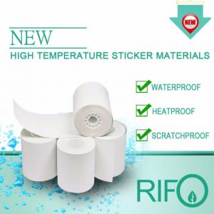 Rifo Eco Friendly Protección de alta temperatura Etiquetas Etiquetas Materias primas